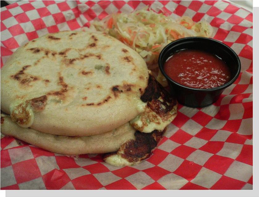 Pupusas available with six different fillings